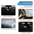 thumbnail image 2 of WOBOGO Cute English Shorthair Cat Car Windshield Sunshades Autopilot Lightweight Accordion Sun Visor 57×31.5in, 2 of 8