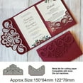 thumbnail image 3 of 2pcs Metal Die Cuts Set, Ouginx Wedding Invitation Lace Flower Border Cutting Dies Cut Stencils DIY Scrapbooking Album Decorative Embossing Paper Dies for Card Making, 3 of 7