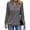 Light Grey, variant on V Neck Sweatshirts for Women Casual Long Sleeve Shirts Button Pullover Tops Fashion Fall Outfits