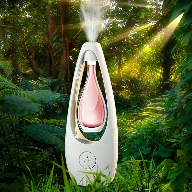Difusor automático de aromaterapia con 4 temporizadores | Gran cobertura de 60 m | Se puede montar en pared o usar en escritorio | Incluye 50 ml de aceite esencial para el hogar, la oficina y el