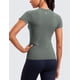 thumbnail image 2 of Remera CRZ YOGA de Manga Corta, Transpirable, Largo a la Cadera, Gris XL, 2 of 5