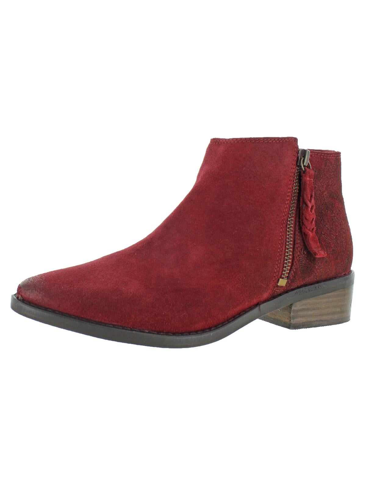 nine west crimson chelsea bootie