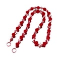thumbnail image 2 of Correa de cadena para bolso, cuentas DIY extraíbles para bolso de hombro pequeño, bolso para hacer bolsos Rojo, 2 of 8
