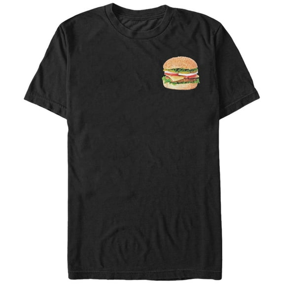 Men's Lost Gods Cheeseburger Love  Graphic Tee Black Small