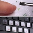 thumbnail image 2 of Russian Keyboard Stickers with Black/Blue/Green/Red/Yellow Characters 2 pcs (Red), 2 of 2