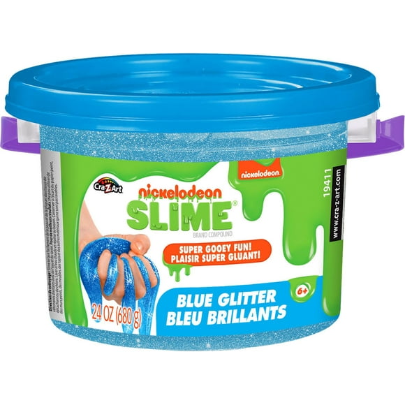 Nickelodeon Blue Glitter Slime