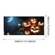 thumbnail image 3 of Póster Con Logotipo De Tela Con Temática De Halloween. Cartel De Fondo Para Colgar Con Calabaza, Murciélago Y Luna, Utilizado Para La Decoración De Fiestas De Halloween., 3 of 4