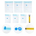 thumbnail image 1 of LIFKOME 5Pack Travel Vacuum Bags Rectangular Shape Pa Pe Plastic For Clothes Use, 1 of 8