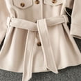 thumbnail image 7 of Godderr Toddler Kids Girls fleece Coats，little Girls Winter Classic Wool Jacket，girls Dress Coat with Belt for 2-7Y, 7 of 7