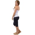 thumbnail image 2 of Stretch Is Comfort Women's Cotton Strapless Tube Top White X-Small, 2 of 5