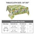 thumbnail image 7 of Wukai Gnome and Pineapple Waterproof Tablecloth for Kitchen Dining, Fits Square Tables for 2-4 Seats -54"x54", 7 of 7