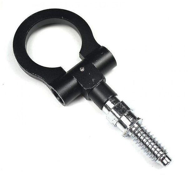 Argolla de remolque LIUYMXG anilla de remolque de aleación de aluminio universal color negro