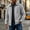 White, variant on Zylanna Mens Suede Jacket with Pockets, Loose Fit Solid Color Long Sleeve Turn‑down Collar Zip‑Up Outerwear for Daily Wear Army Green Size M