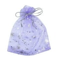 thumbnail image 1 of POINTERTECK 50PCS Christmas Drawstring Gift Bags Transparent Xmas Stocking Bags for Candy Cookie Chocolate  White, 1 of 8