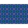 thumbnail image 1 of Ahgly Company Machine Washable Indoor Rectangle Transitional Blue Area Rugs, 2' x 4', 1 of 7