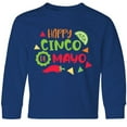 thumbnail image 3 of Inktastic Happy Cinco De Mayo with Lime and Red Pepper Long Sleeve Youth T-Shirt, 3 of 5