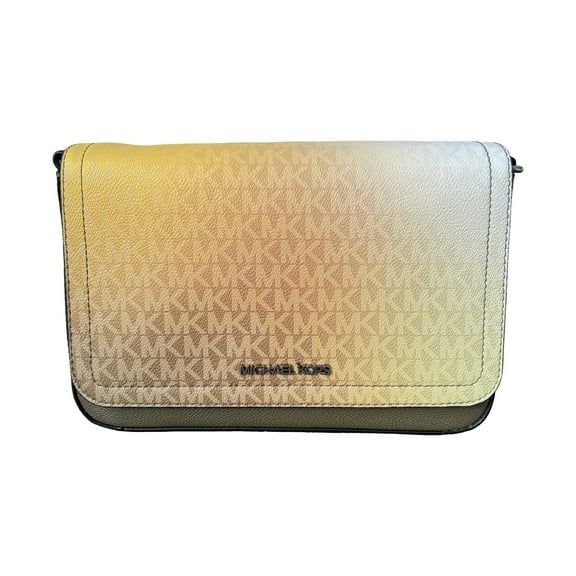 Michael Kors Men's Cooper Small Ombré Signature Logo Crossbody Bag With Pouch (Olive Combo)
