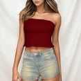 thumbnail image 2 of Women's Cute Ruffled Removable Straps Camisole Top, 2 of 4