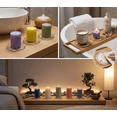 thumbnail image 3 of Hosley Set of 8, Clear Glass Pillar Candle Plates, 3 of 6