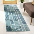 thumbnail image 3 of SAFAVIEH Monaco Gerard Geometric Runner Rug, Blue/Multi, 2'2" x 8', 3 of 6