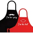 thumbnail image 3 of Dearhouse, Her Spicy and His Hot Apron Set, Couples Gift Set for Engagements, Weddings, Anniversaries and More, 2-Piece., 3 of 6