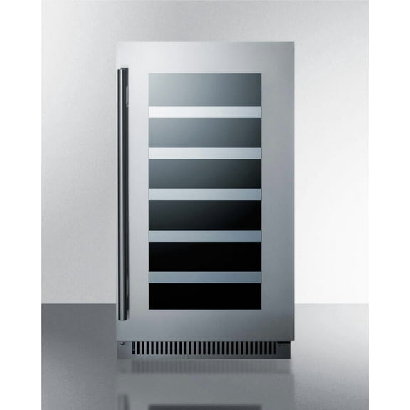 SUMMIT 18 Inches Wide Built-in Wine Cellar CL18WC