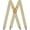 Beige, variant on Suspenders for Men Heavy Duty 4 Snap Hooks for Belt Loops Adjustable X