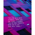 thumbnail image 3 of ArtsyQuotes 15x18 Black Modern Framed Museum Art Print Titled - Eminem Quote: Dealing with Back Stabbers, 3 of 5