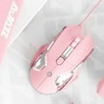 thumbnail image 4 of USB LED Ratón con cable RGB Computadora para juegos programable Operación de precisión Ratones PC para el hogar Computadora portátil Accesorios electrónicos Niños Adolescentes Rosa Inevent EL005261-02B, 4 of 7