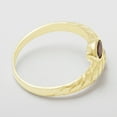 thumbnail image 5 of LBG British Made 9k Yellow Gold Natural Garnet Womens Band Ring - 33 size options - 11.75 - 33 size options - Sizes 4 to 12 Available, 5 of 6