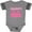 Football Heather and Smoke, variant on Inktastic Grammy's Girl Granddaughter Girls Baby Bodysuit