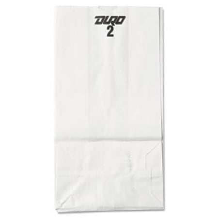 GEN 2# Paper Bag, 30-lb Basis Weight, White, 500 Bags (BAGGW2500)