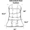 thumbnail image 3 of RSH Décor Outdoor Patio Single Tufted Adirondack Chair Seat Cushion, Goldcoast Twilight, 3 of 6