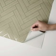 thumbnail image 2 of Stacy Garcia Home Herringbone Inlay Peel and Stick Wallpaper, 2 of 9