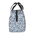 thumbnail image 2 of Lsque Seaside Primary Color Print Insulated Lunch Bag with Thick Aluminum Foil Lunch Tote Bag with Front Pocket for Men and Women, Ideal for Work, School, Picnics, and Travel, 2 of 4