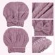 thumbnail image 5 of Gorro seco con forma de diamante para secar el cabello, secado rápido, ligero y fuerte absorbente, para secar el cabello después del baño, púrpura, 5 of 7