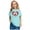 Light Blue, variant on Piuwrlz Summer Short T Shirt Sleeve Kid Girl Boy Pink T-Shirt Cotton Crew Neck Shirt Top Pink Size 4 Years