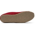 thumbnail image 4 of TOMS Mens Espadrilles Alpargata Classic Slip On Canvas Casual Flat Shoes - Red, 4 of 4