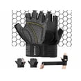 thumbnail image 1 of Guantes Gym Xtellar negro Pesas Deportivos Muñequeras Mujer Hombre, 1 of 5