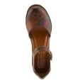 thumbnail image 5 of Spring Step L'Artiste Cabracho Mary Jane Heels | Floral Embossed Leather Pumps with Adjustable Strap, 5 of 9