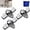 Transparent gray*3, variant on Broom Mop Holder Wall Mounted, Self Adhesive Command Mop Broom Hanger with Hooks, Suction Cup Nail Free Installation Broom Organizer for Bathroom (Transparent white+Transparent gray)