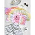 thumbnail image 3 of Smile Art. Tie Dye Spiral Women -Image by Shutterstock, Female XX-Large, 3 of 4