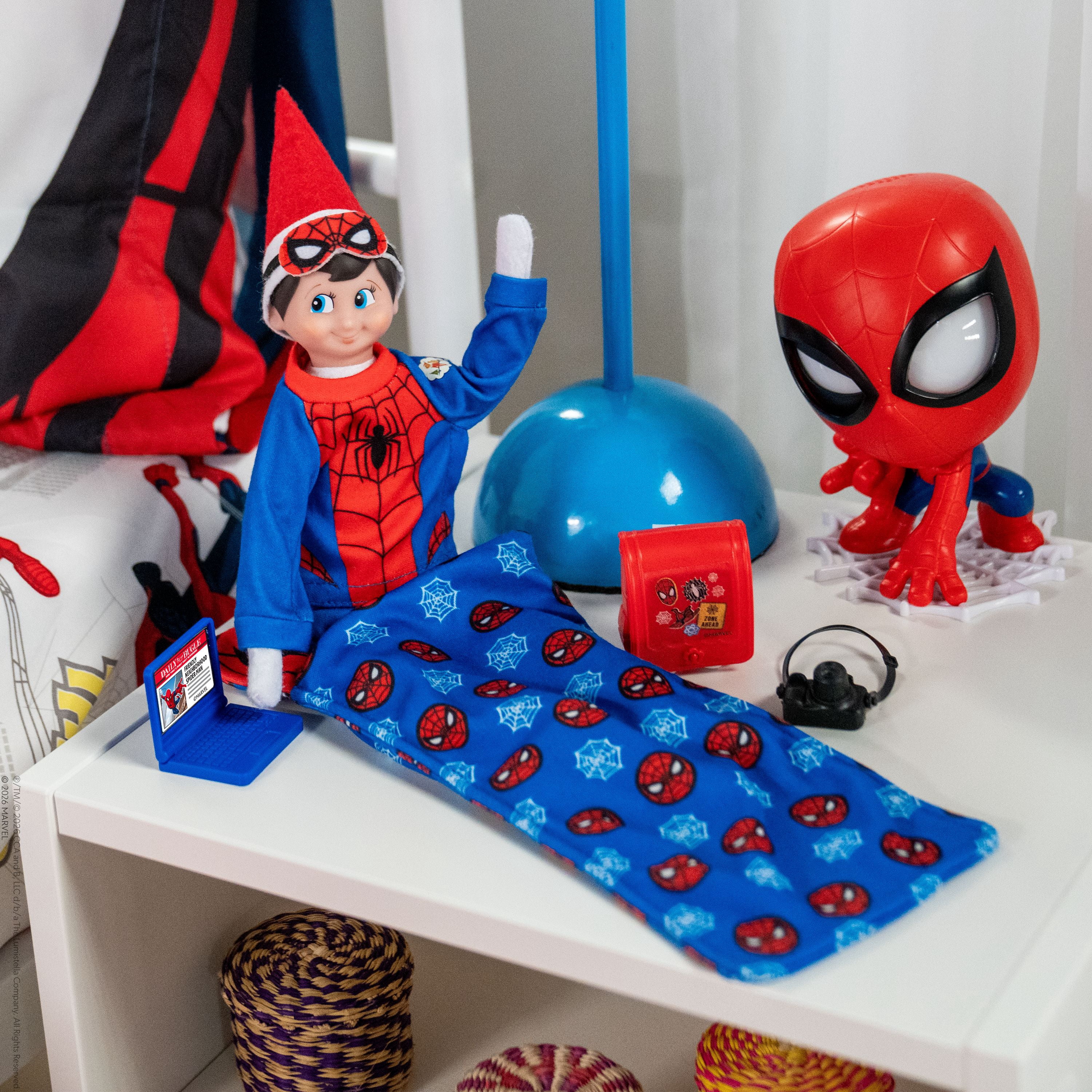 The Elf on the Shelf Marvel Spider-Man Elf Saves the Day Sleep Set - Scout Elf Not Included