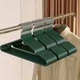 thumbnail image 6 of Heavy Duty Clothes Hanger Set, Non Slip Hangers with Steel Core for Shirts, Coats, Jackets, Trousers and Dresses, Space Saving Wardrobe Organization and Storage, 5 Pack, 6 of 6