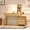Natural, variant on The Iron Hearth 47''Vintage Makeup Vanity, for Bedroom, Rattan Drawer Design, Spacious Storage Capacity, Unites Elegant Rattan Drawer