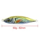 thumbnail image 3 of Pesca Señuelos de pesca de simulación de metal de 82 mm y 60 g Anzuelos anzuelos Cebo duro artificial (A), 3 of 6