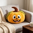 thumbnail image 5 of HAJAGP Pumpkin Shaped Pillow, Soft Sofa Cushion for Halloween, Thanksgiving, and Living Room Decor (Orange), 5 of 6