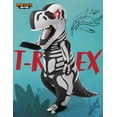 thumbnail image 4 of Joyfy Halloween Costume Gonflable Skeleton Dinosaur, Yeux à DEL Rouges Adultes Squelette T-Rex Tenue Gonflable Unisexe Costume à Thème Cosplay, 4 of 7