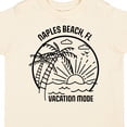 thumbnail image 4 of Inktastic Summer Vacation Mode Naples Beach Florida Boys or Girls Toddler T-Shirt, 4 of 5