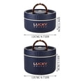thumbnail image 3 of Boîte à Repas Bento Boîte à Lunch Thermique Boîte Bento Boîte à Lunch Portable Isolée Conteneur à Lunch Empilable Étanche en Acier Inoxydable, 3 of 9